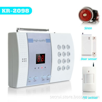 99 Zones Wireless Intelligent Security Alarm System for Premises (KR-2098)